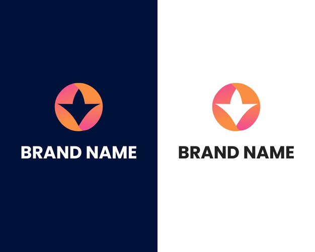 letter o en v moderne logo ontwerpsjabloon
