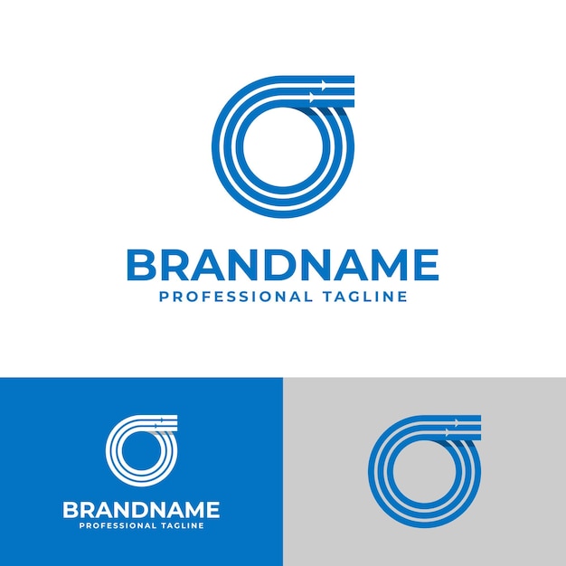 Vector letter o finance logo suitable for business related to finance with o initial