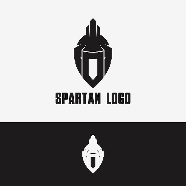 O スパルタンの文字のロゴのテンプレート