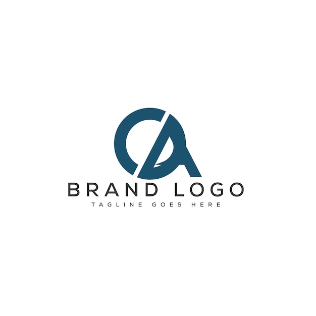 Vector letter oa logo design vector template design for brand