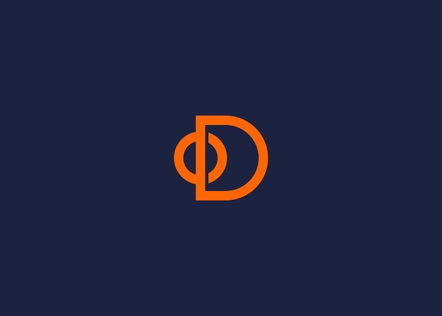 letter od of do logo icoon ontwerp vector ontwerp sjabloon inspiratie