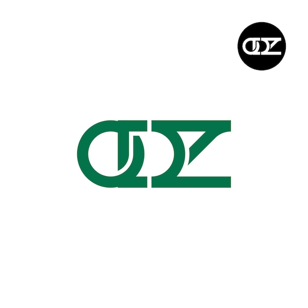 Letter ODZ Monogram Logo Design