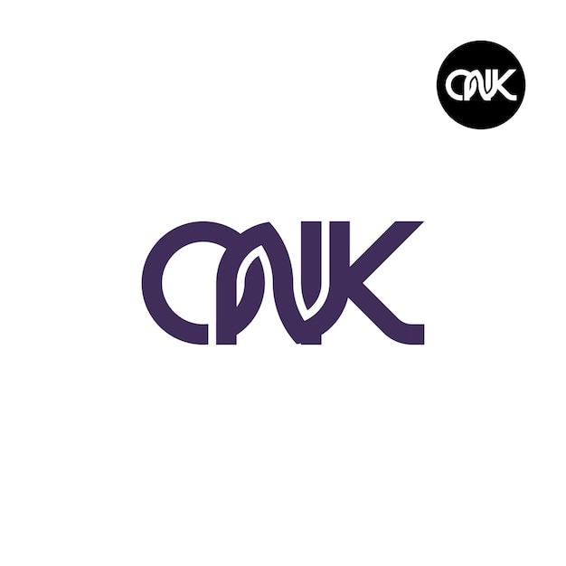 Letter onk monogram logo design