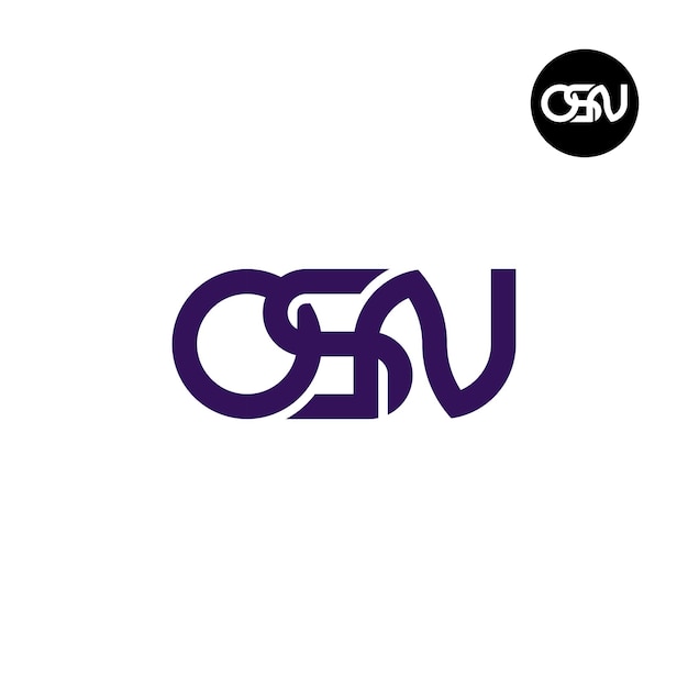 Letter OSN Monogram Logo Design