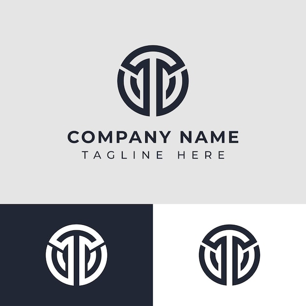 Letter OT Monogram Logo suitable for any business with OT or TO initial