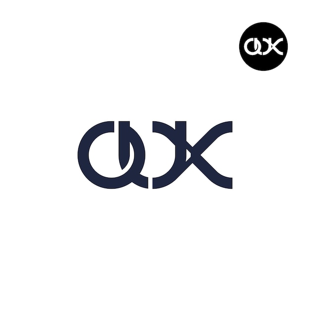 Letter OUX Monogram Logo Design