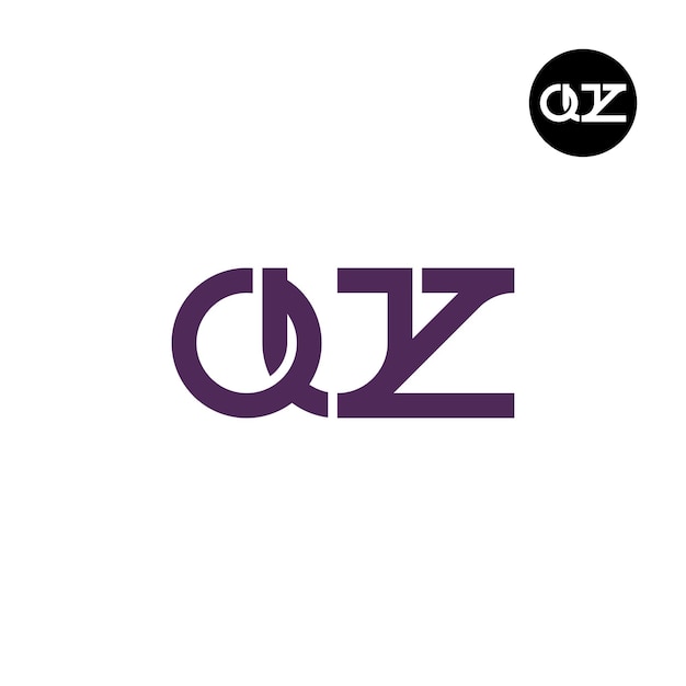 Letter OUZ Monogram Logo Design