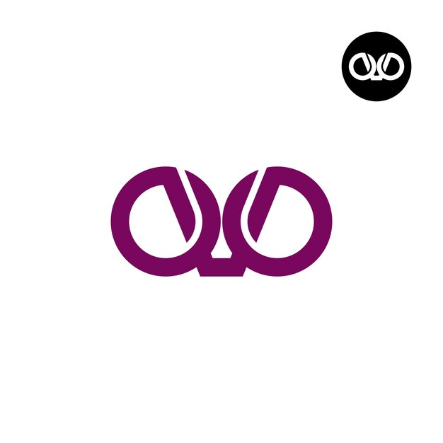 Letter OVO Monogram Logoontwerp