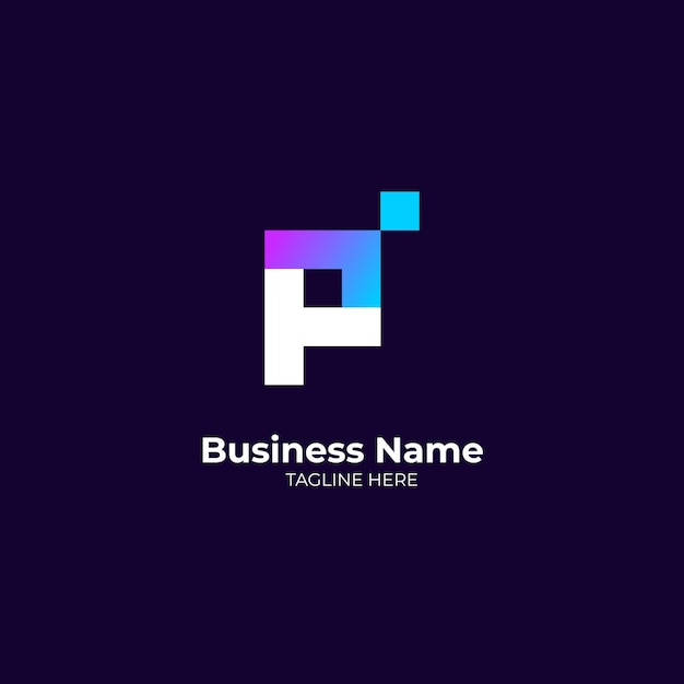 Letter P logo design