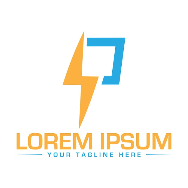 P 문자 로고 아이콘 Letter P 로고 템플릿 디자인  ⁇ 터 일러스트레이션 디자인