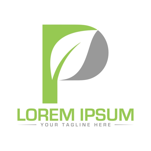 letter p logo icon letter p logo template design vector illustration design