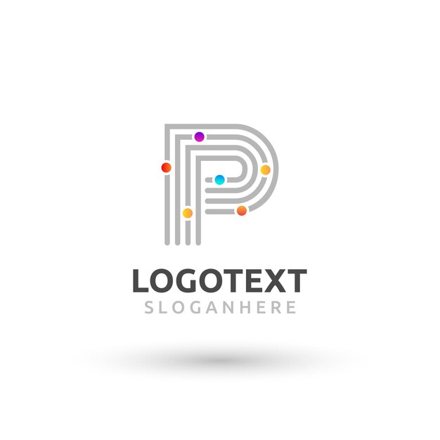 Letter p-logo