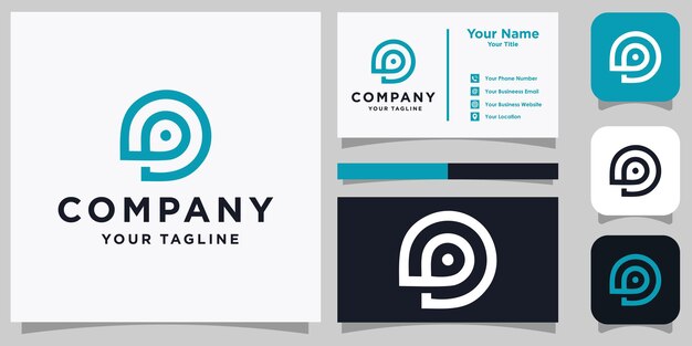 Letter p modern logo design p logo be used for your brand identity or etc premium vector