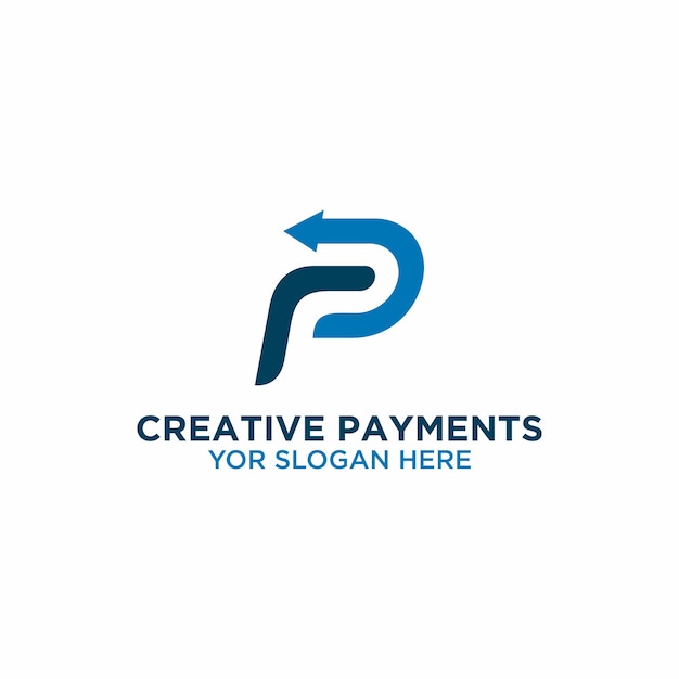 Letter P Payment Logo Design