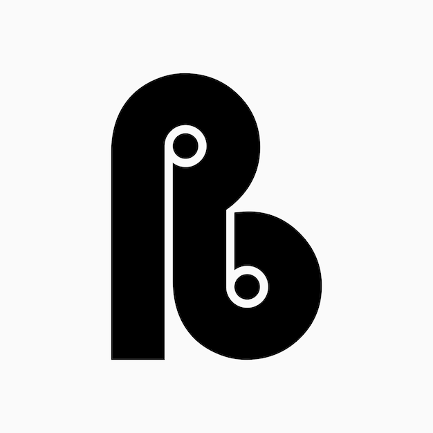 letter PB logo design