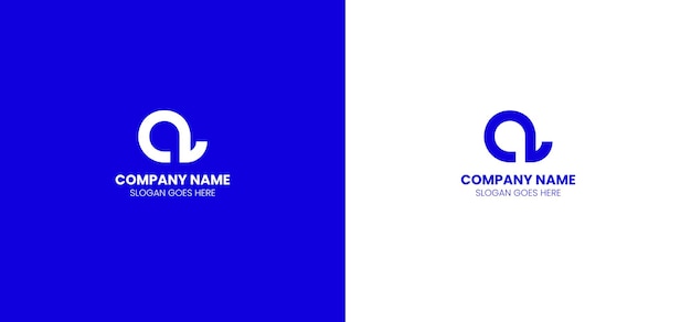 Letter q flat icon logo design