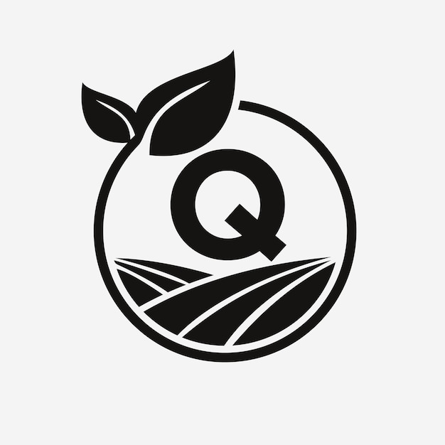 Letter Q Landbouw Logo Landbouw Logotype Symbol Template