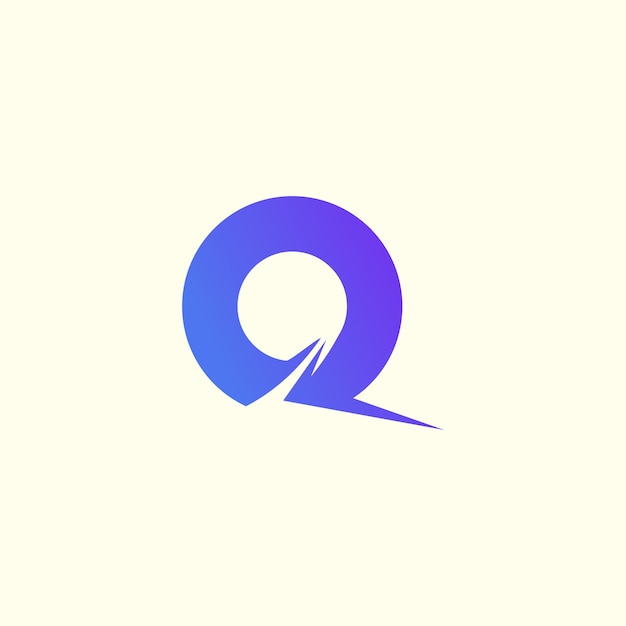 Letter Q logo design vector idea with creative and simple concept