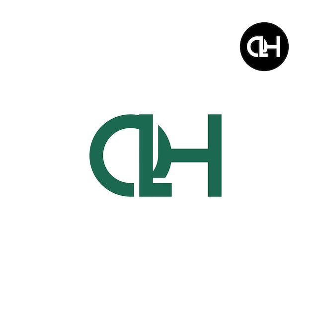 Letter QH Monogram Logoontwerp