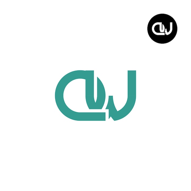 Letter QW Monogram Logoontwerp