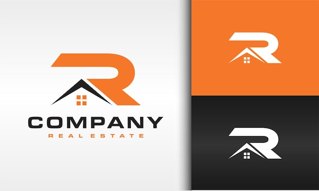 letter R huis logo