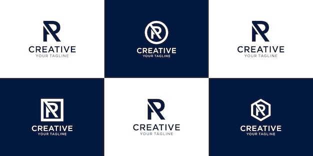 Letter r inspiring logo design