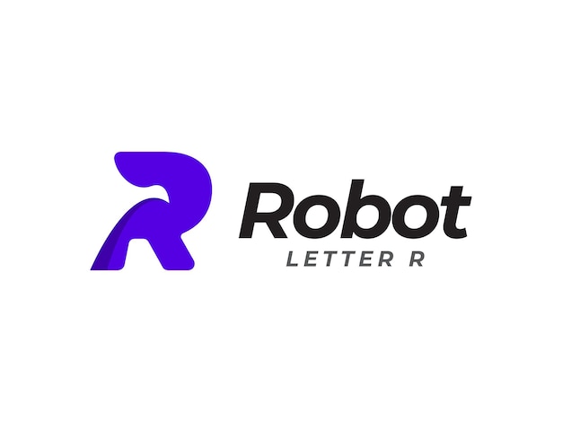 Letter R logo design brand design concept