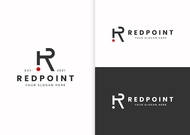 Letter R logo design template