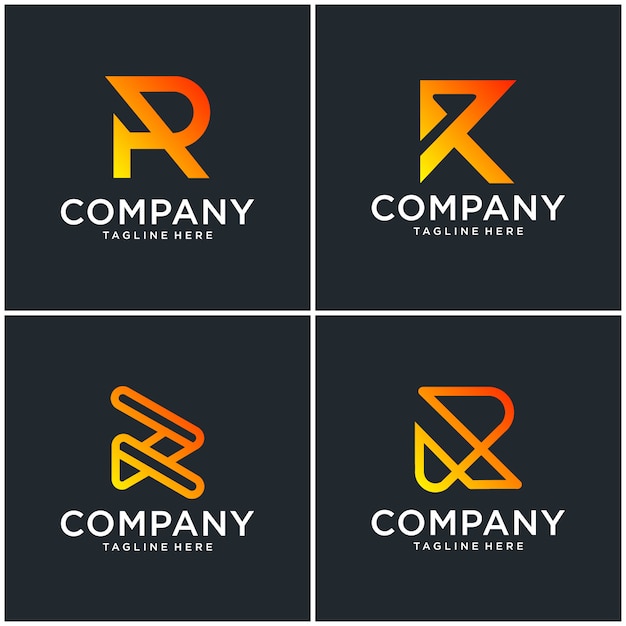 Letter r logo design