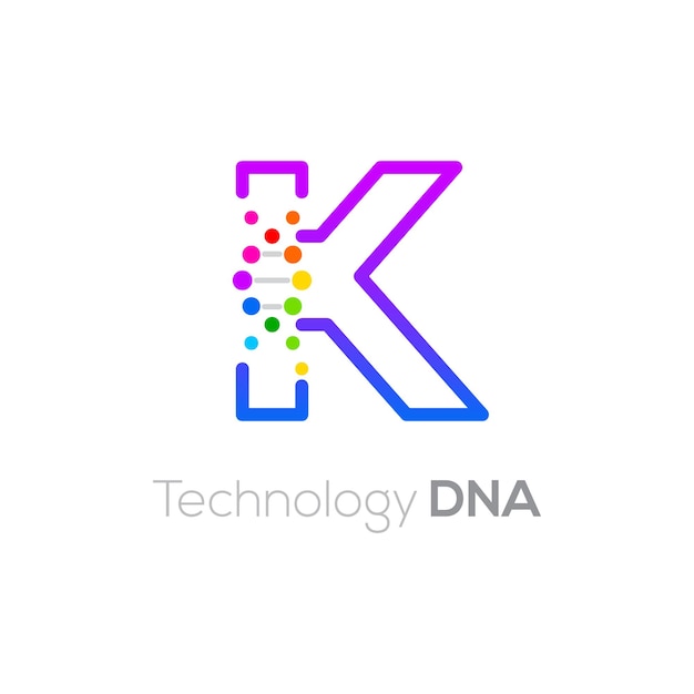 Vector letter r-logo met biotechnologie dna-concept voor medicine science laboratory business company