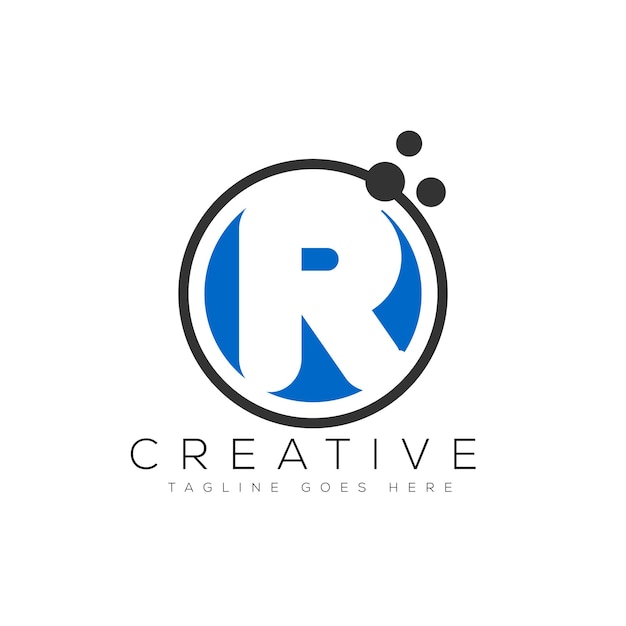 Letter R logo ontwerp sjabloon vector illustratie