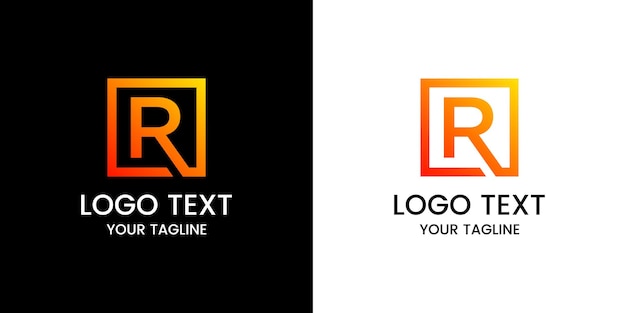 letter r logo ontwerp