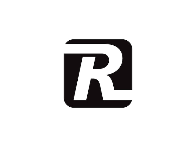 Letter R logo pictogram ontwerp sjabloon elementen