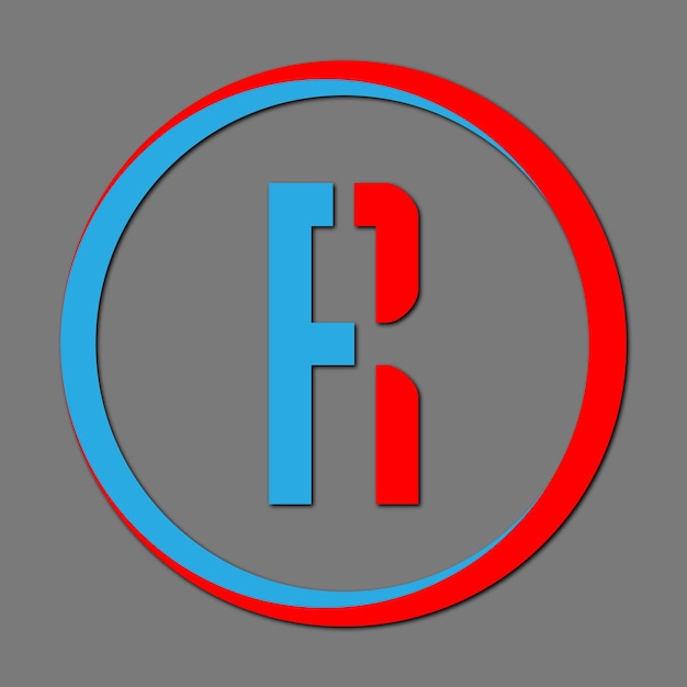 Letter R logo pictogram ontwerp sjabloon elementen