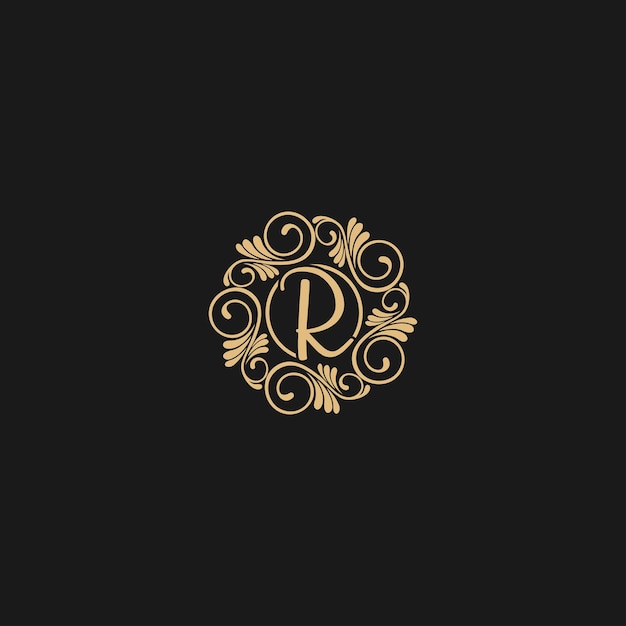 Vector letter r logo vector