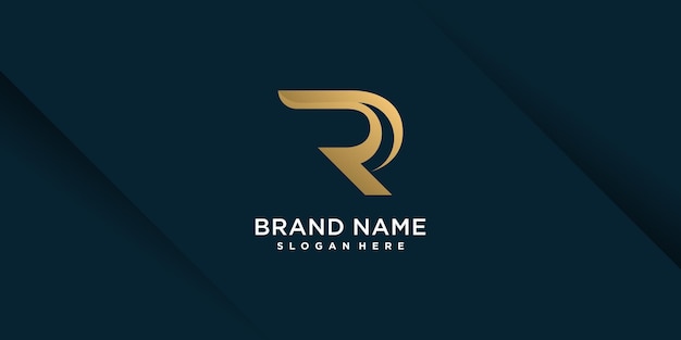 Letter R logo with modern and unique concept Premium Vector part 10