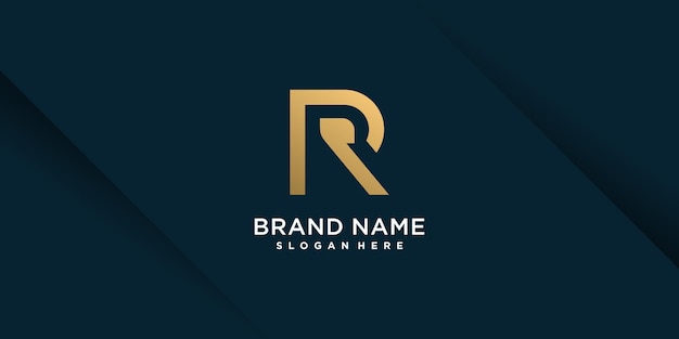 Letter r logo with modern and unique concept premium vector part 18