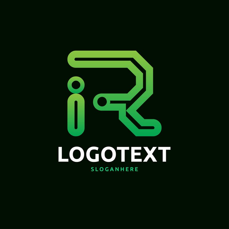 Vector letter r logo