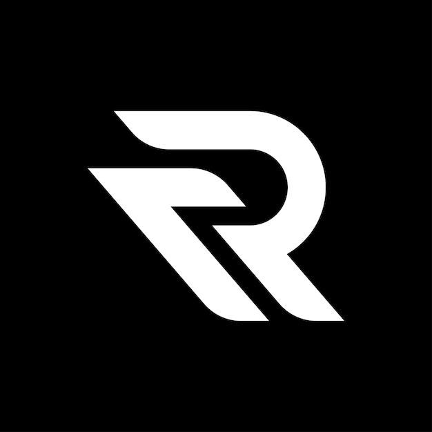 letter R Minimalist logo design