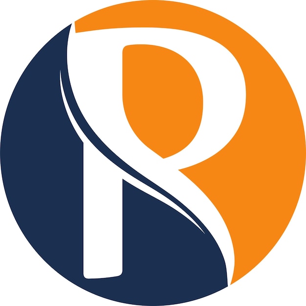 letter R Minimalist logo design