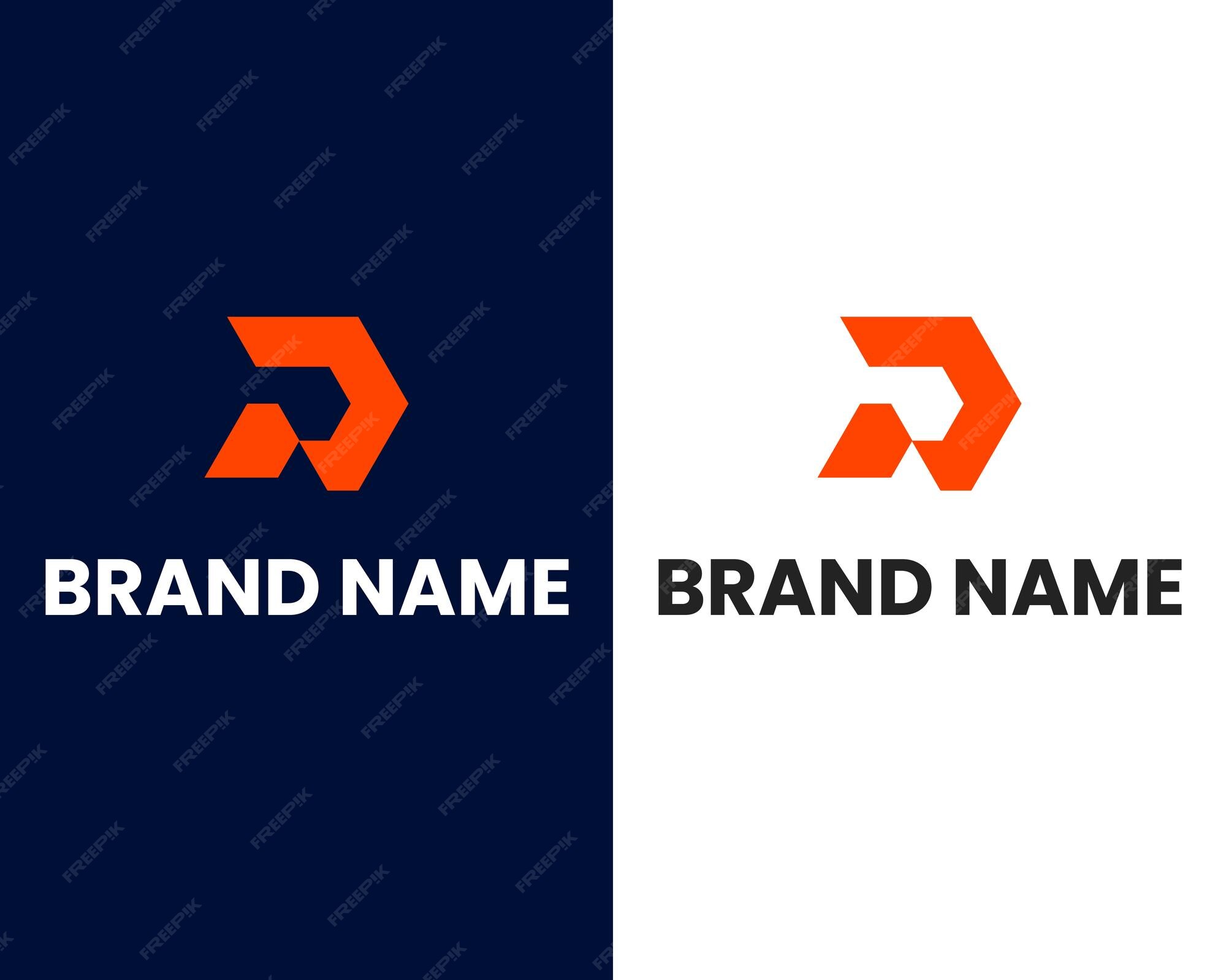 Premium Vector | Letter r and p modern logo design template