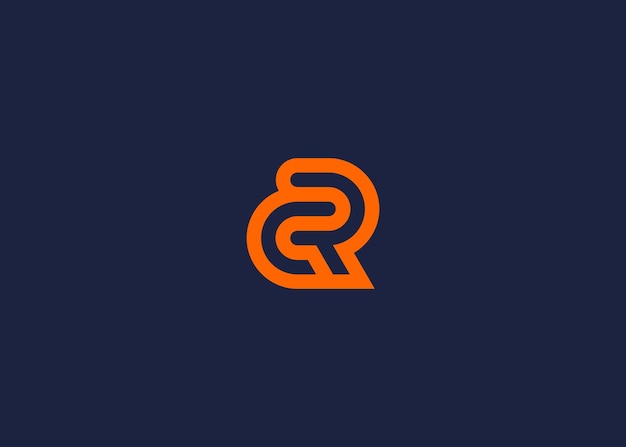 letter rc logo icoon ontwerp vector ontwerp sjabloon inspiratie