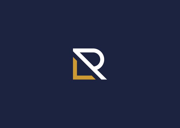 letter rl logo icoon ontwerp vector ontwerp sjabloon inspiratie