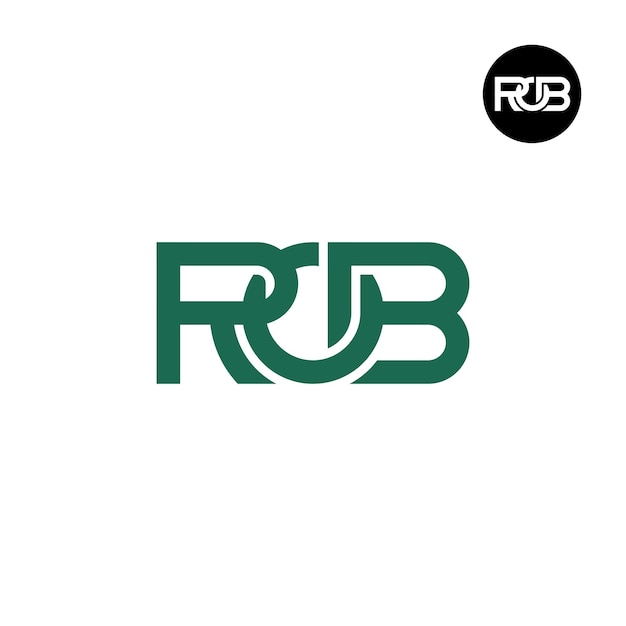 Letter ROB Monogram Logo Design