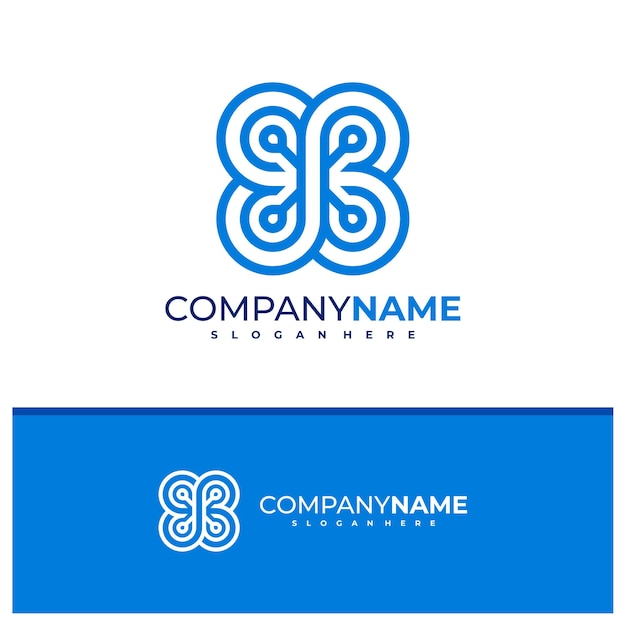 Vector letter s b logo design vector creative s b logo concepts template illustration