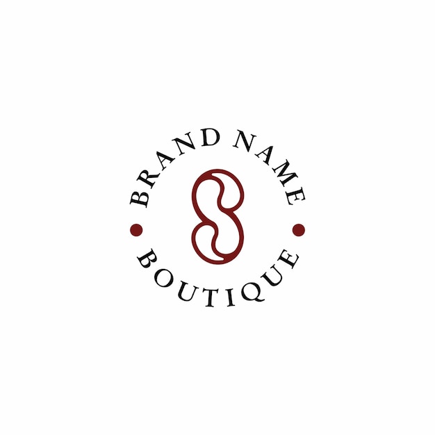 Vector letter s boutique logo