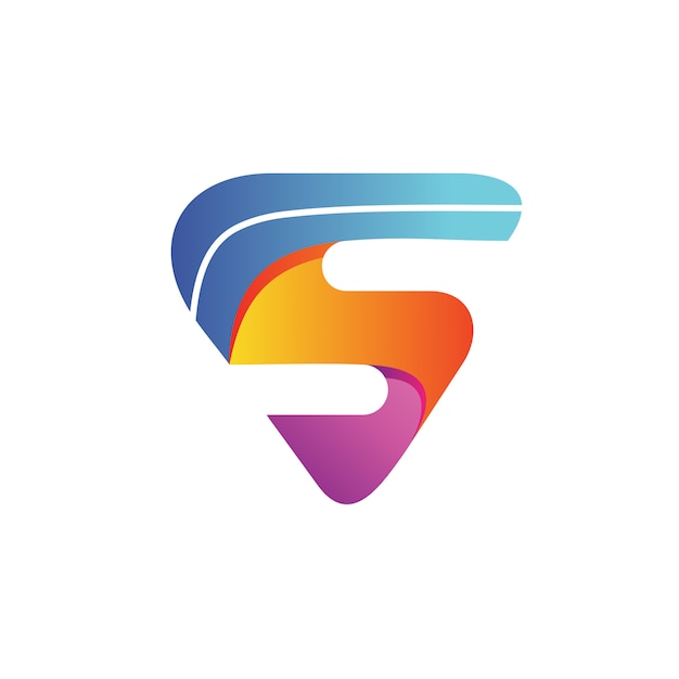 Letter S Colorful Logo Vector