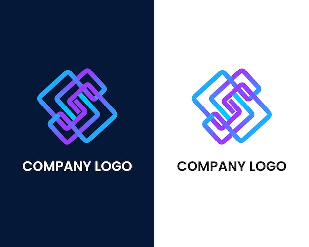 letter s creative modern logo design template