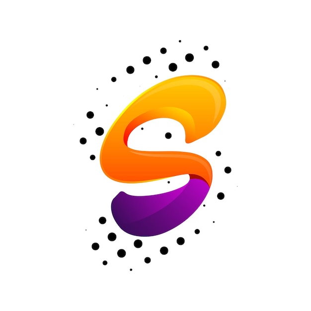 Letter S gradient logo design inspiration