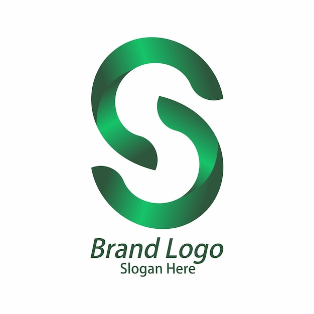 letter S gradient logo vector